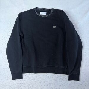 The Kooples x Sport Crewneck Sweatshirt Mens L Black Logo‎ Patch Pullover